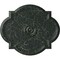 Ekena Millwork Waltz Ceiling Medallion (Canopies up to 5 1/4"), 24"W x 20 1/2"H x 1 1/8"P, Painted Turtle Crackle CM24WAPTC - alternate 1
